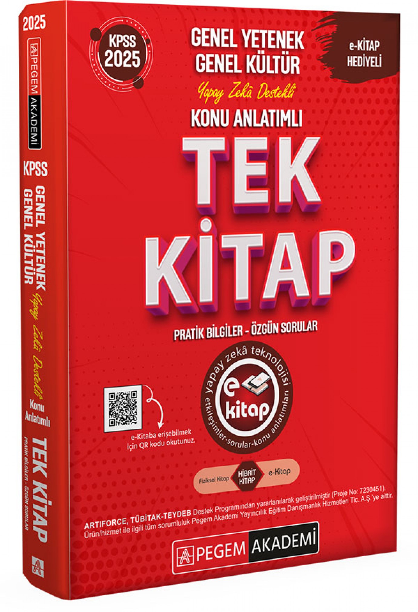 2025 KPSS Genel Yetenek Genel Kültür Konu Anlatımlı Tek Kitap
