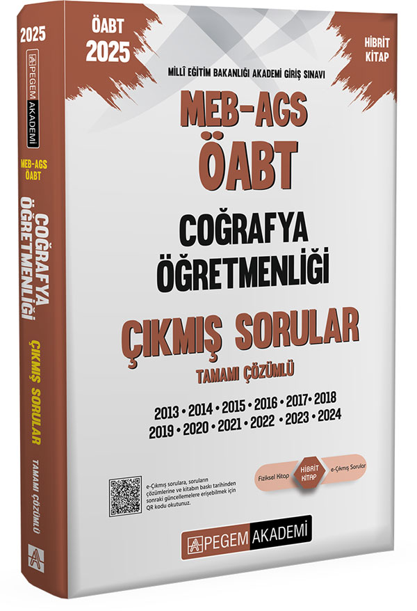 2025 MEB-AGS-ÖABT Coğrafya Öğretmenliği Tamamı Çözümlü Çıkmış Sorular