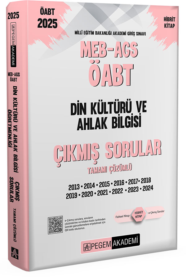 2025 MEB-AGS-ÖABT Din Kültürü ve Ahlak Bilgisi Tamamı Çözümlü Çıkmış Sorular