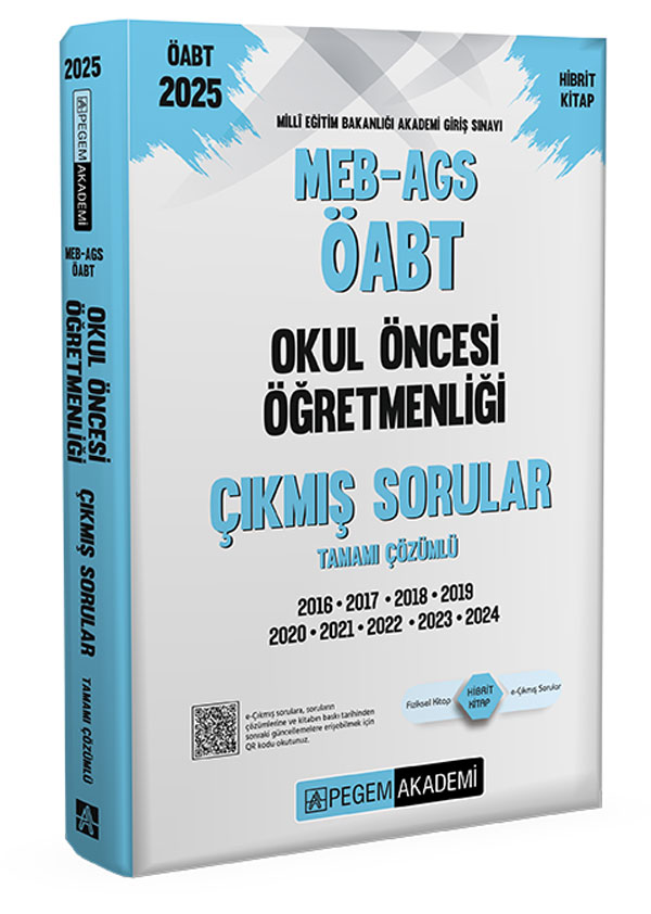 2025 MEB-AGS-ÖABT Okul Öncesi Öğretmenliği Tamamı Çözümlü Çıkmış Sorular