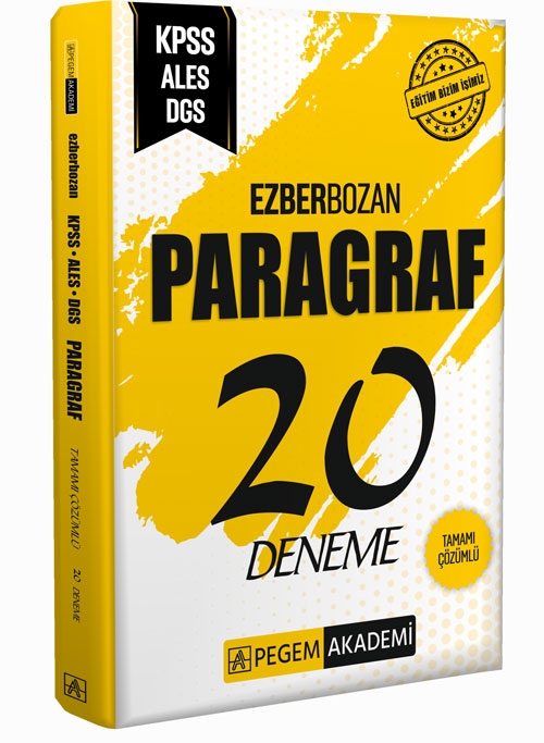 AGS KPSS ALES DGS Ezberbozan Paragraf 20 Deneme