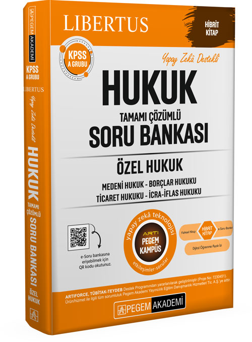 KPSS A Grubu Hukuk Tamamı Çözümlü Soru Bankası-Özel Hukuk