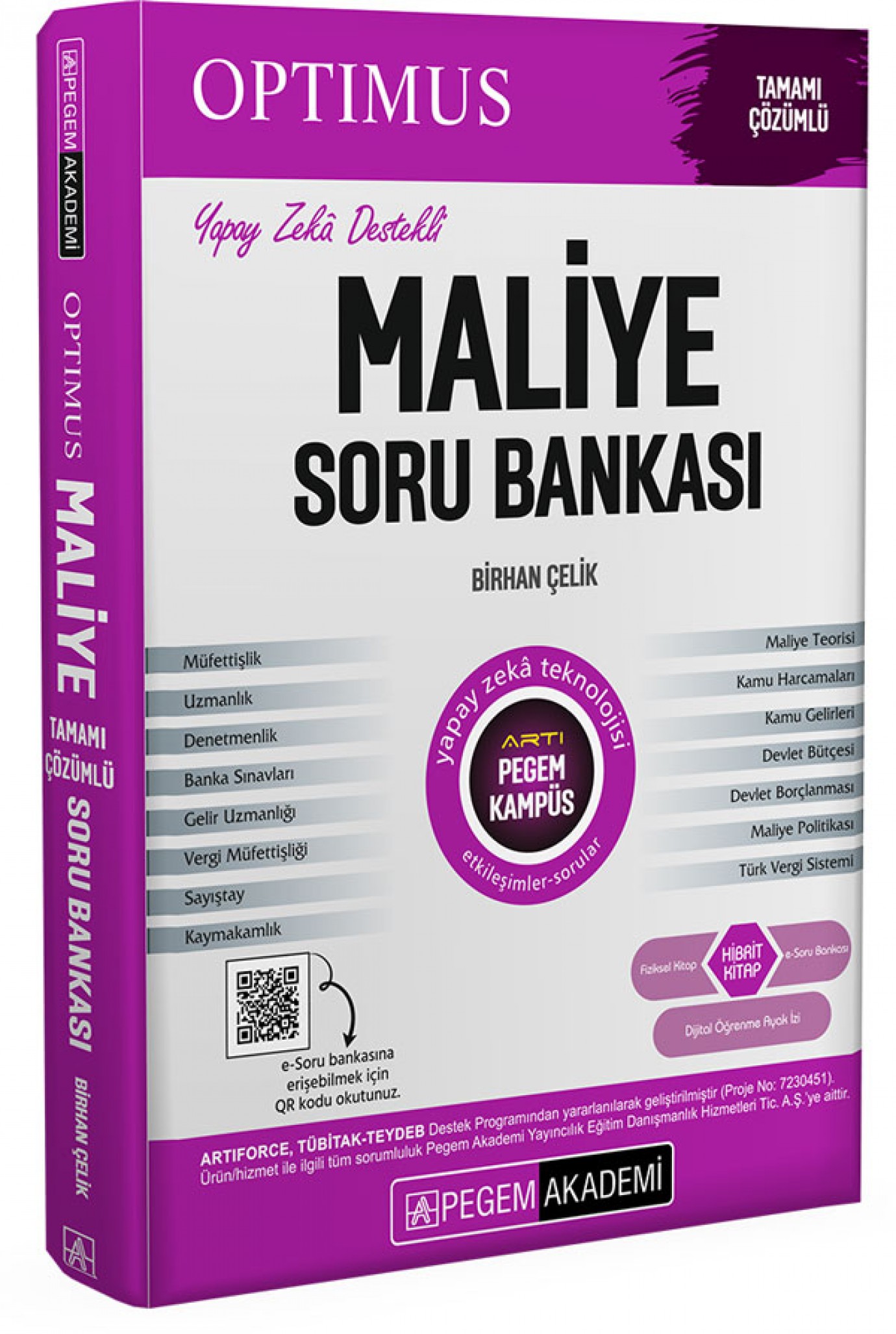 KPSS A Grubu Optimus Maliye Tamamı Çözümlü Soru Bankası