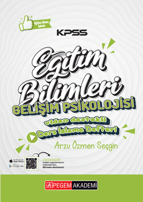 KPSS Eğitim Bilimleri Gelişim Psikolojisi Ders İzleme Defteri