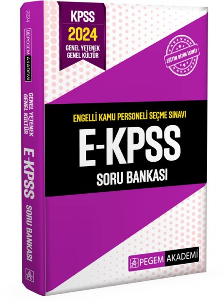 2024 E-KPSS Engelli Kamu Personeli Seçme Sınavı Soru Bankası
