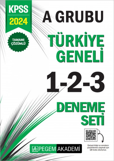 2024 KPSS A Grubu Tamamı Çözümlü Türkiye Geneli 1-2-3 (3'lü Deneme Seti)
