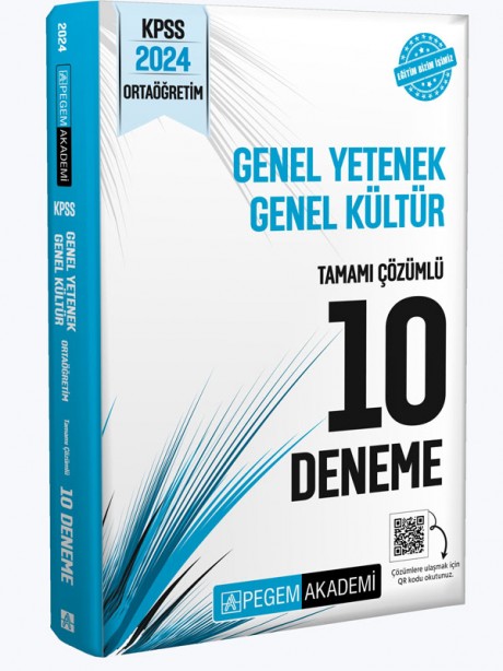 2024 KPSS Genel Yetenek Genel Kültür Ortaöğretim Tamamı Çözümlü 10 Deneme