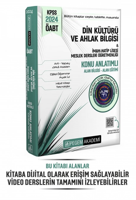 2024 KPSS ÖABT Din Kültürü ve Ahlak Bilgisi-İmam Hatip Lisesi Mes.Lisesi Konu Anlatımlı