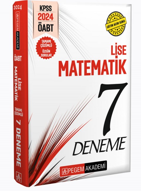 2024 KPSS ÖABT Lise Matematik Öğretmenliği Tamamı Çözümlü 7 Deneme