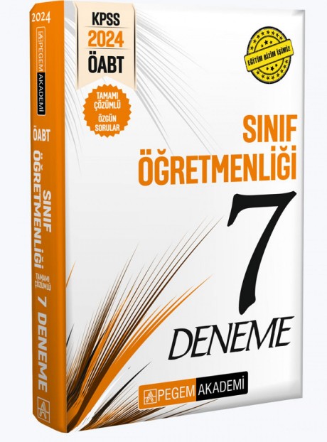 2024 KPSS ÖABT Sınıf Öğretmenliği Tamamı Çözümlü 7 Deneme
