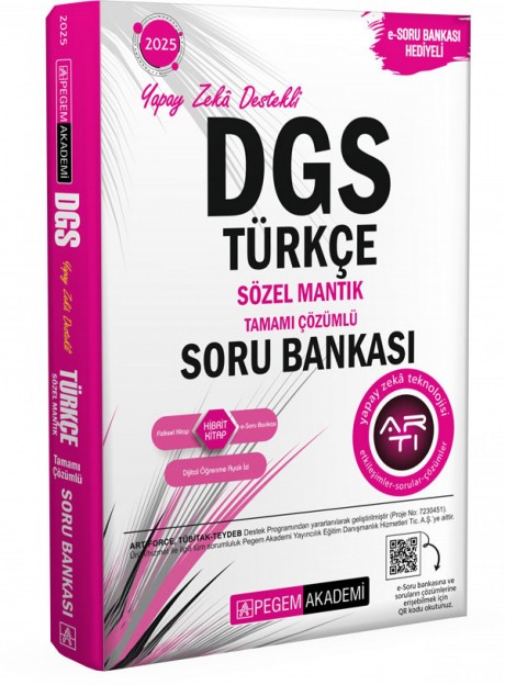 2025 DGS Türkçe Sözel Yetenek Tamamı Çözümlü Soru Bankası