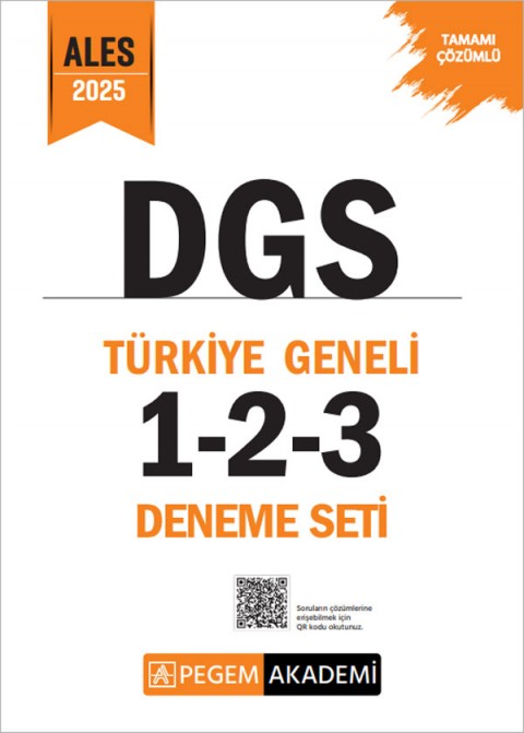 2025 DGS Tamamı Çözümlü Türkiye Geneli 1-2-3 (3'lü Deneme Seti)