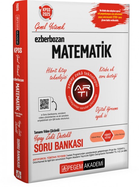 2025 KPSS Genel Yetenek Genel Kültür Ezberbozan Matematik Tamamı Video Çözümlü Soru Bankası