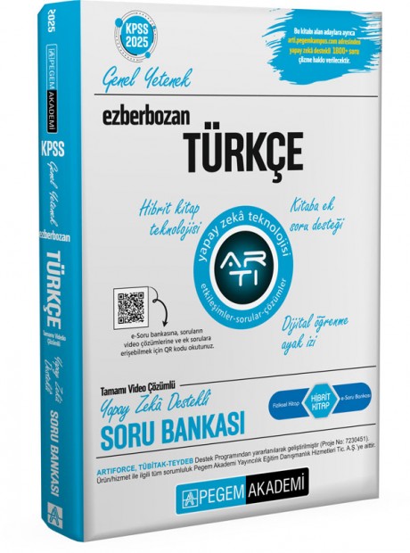 2025 KPSS Genel Yetenek Genel Kültür Ezberbozan Türkçe Tamamı Video Çözümlü Soru Bankası