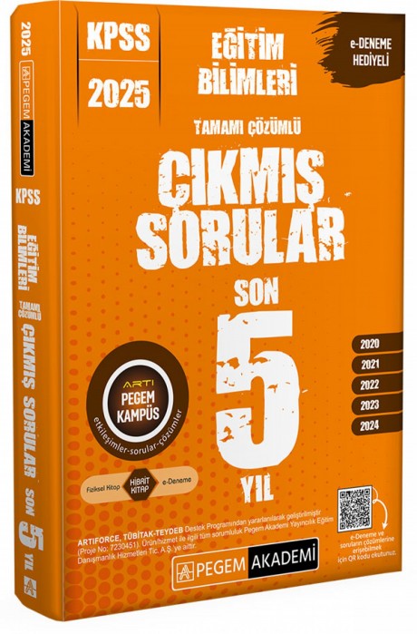 2025 KPSS Eğitim Bilimleri Tamamı Çözümlü Çıkmış Sorular Son 5 Yıl