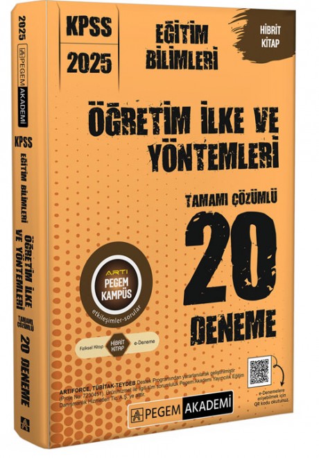 2025 KPSS Eğitim Bilimleri Öğretim İlke ve Yöntemleri Tamamı Çözümlü 20 Deneme