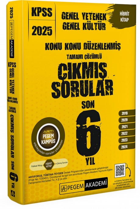 2025 KPSS Genel Yetenek Genel Kültür Konu Konu Düzenlenmiş Tamamı Çözümlü Çıkmış Sorular Son 6 Yıl