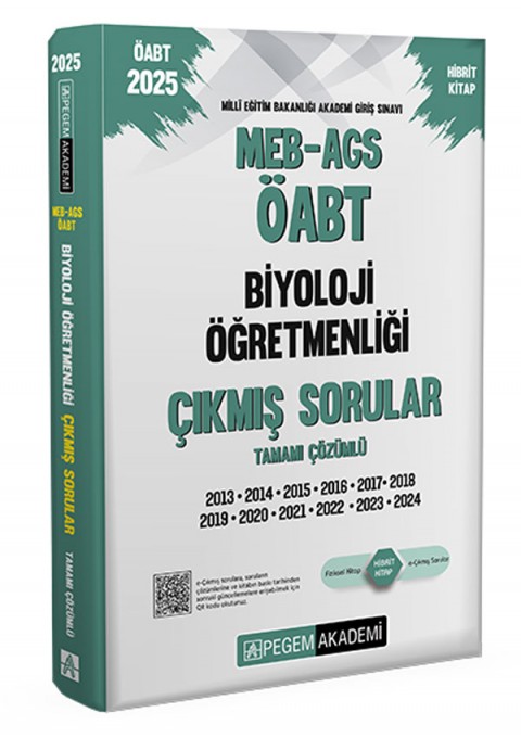 2025 MEB AGS ÖABT Biyoloji Öğretmenliği Tamamı Çözümlü Çıkmış Sorular