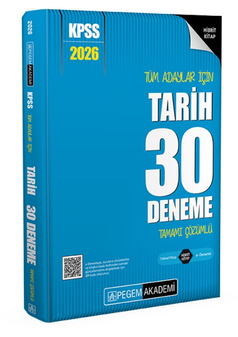 2026 KPSS Tüm Adaylar İçin Tarih 30 Deneme Tamamı Çözümlü