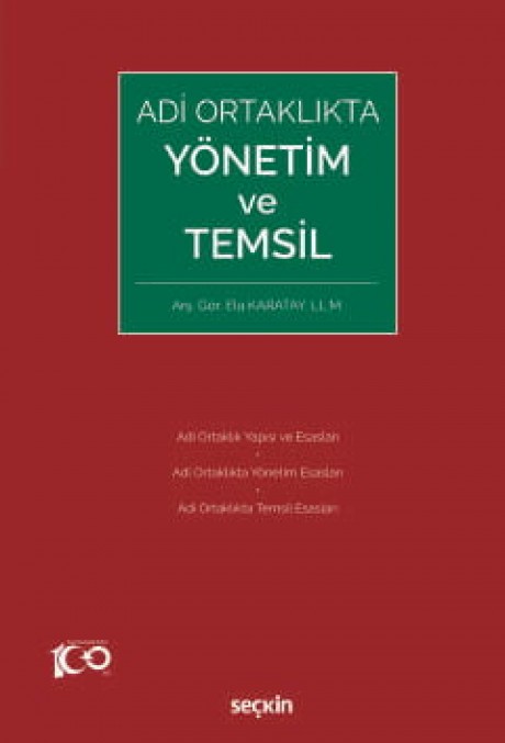 Adi Ortaklıkta Yönetim ve Temsil