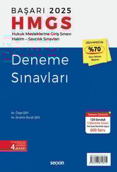 Başarı – HMGS Deneme Sınavları Hukuk Mesleklerine Giriş Sınavı Hakim – Savcılık Sınavları