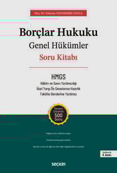 Borçlar Hukuku Genel HükümlerSoru Kitabı