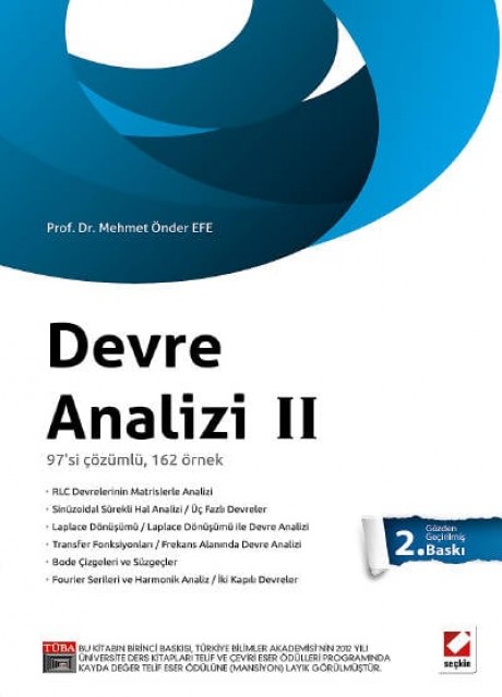 Devre Analizi – 2 97'si Çözümlü, 162 Örnek
