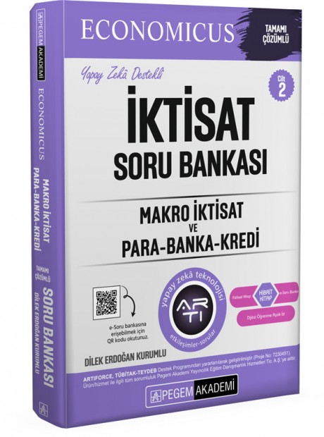 KPSS A Grubu Economicus Makro İktisat ve Para-Banka-Kredi Tamamı Çözümlü Soru Bankası (cilt 2)