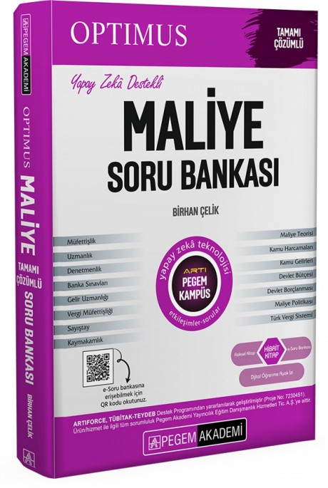 KPSS A Grubu Optimus Maliye Tamamı Çözümlü Soru Bankası
