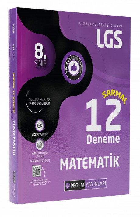 LGS 8.Sınıf Matematik Sarmal 12 Deneme