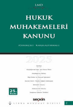 Libra Mevzuat DizisiHukuk Muhakemeleri Kanunu / LMD–2 (Gerekçeli –Karşılaştırmalı)