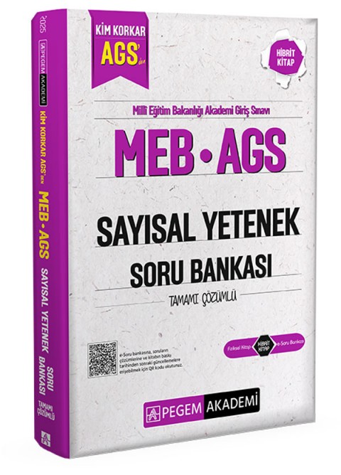 MEB AGS Kim Korkar Sayısal Yetenek Soru Bankası Tamamı Çözümlü