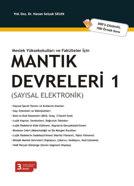 Meslek Yüksekokulları ve Fakülteler İçinMantık Devreleri – 1 (Sayısal Elektronik)