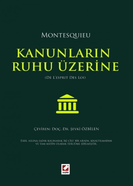MontesquieuKanunların Ruhu Üzerine (De L'esprit Des Lois)