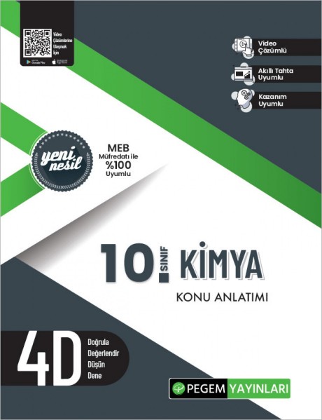 Pegem 10. Sınıf Kimya Konu Anlatımlı