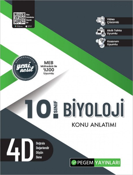 Pegem 10. Sınıf Biyoloji Konu Anlatımı