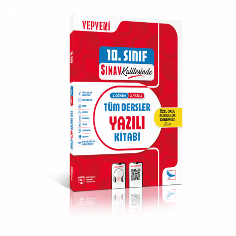 Sınav Kalitesinde 10. Sınıf Tüm Dersler 1. Dönem 2. Yazılı Kitabı