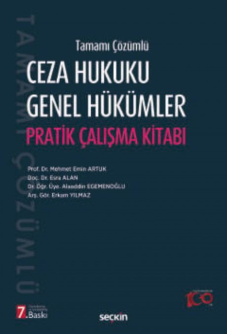 Tamamı ÇözümlüCeza Hukuku Genel Hükümler Pratik Çalışma Kitabı