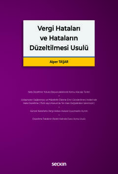 Vergi Hataları ve Hataların Düzeltilmesi Usulü