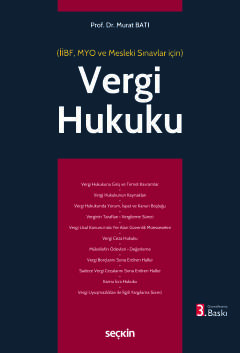 Vergi Hukuku (MYO) (İİBF, MYO ve Mesleki Sınavlar için)